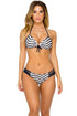 Luli Fama El Malecon Molded Push Up Bandeau Halter Top